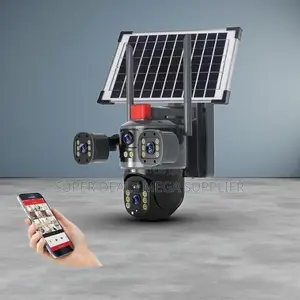 Audio Recording 20MP 4G PTZ Dual Three Triple Lens Solar Camera