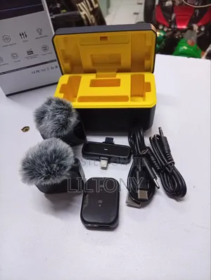 Camera and Phone Wireless Microphone With Noise Cancellation