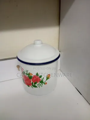 1.2 LTR Enamel Mug With Lid/ 1 PC Traditional Cup