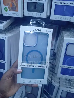 iPhone 12 Pro Max Featuring a Blue Camera Border Cover