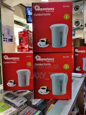 Corded Electric Kettle 1.7 Liters White- Rm/399
