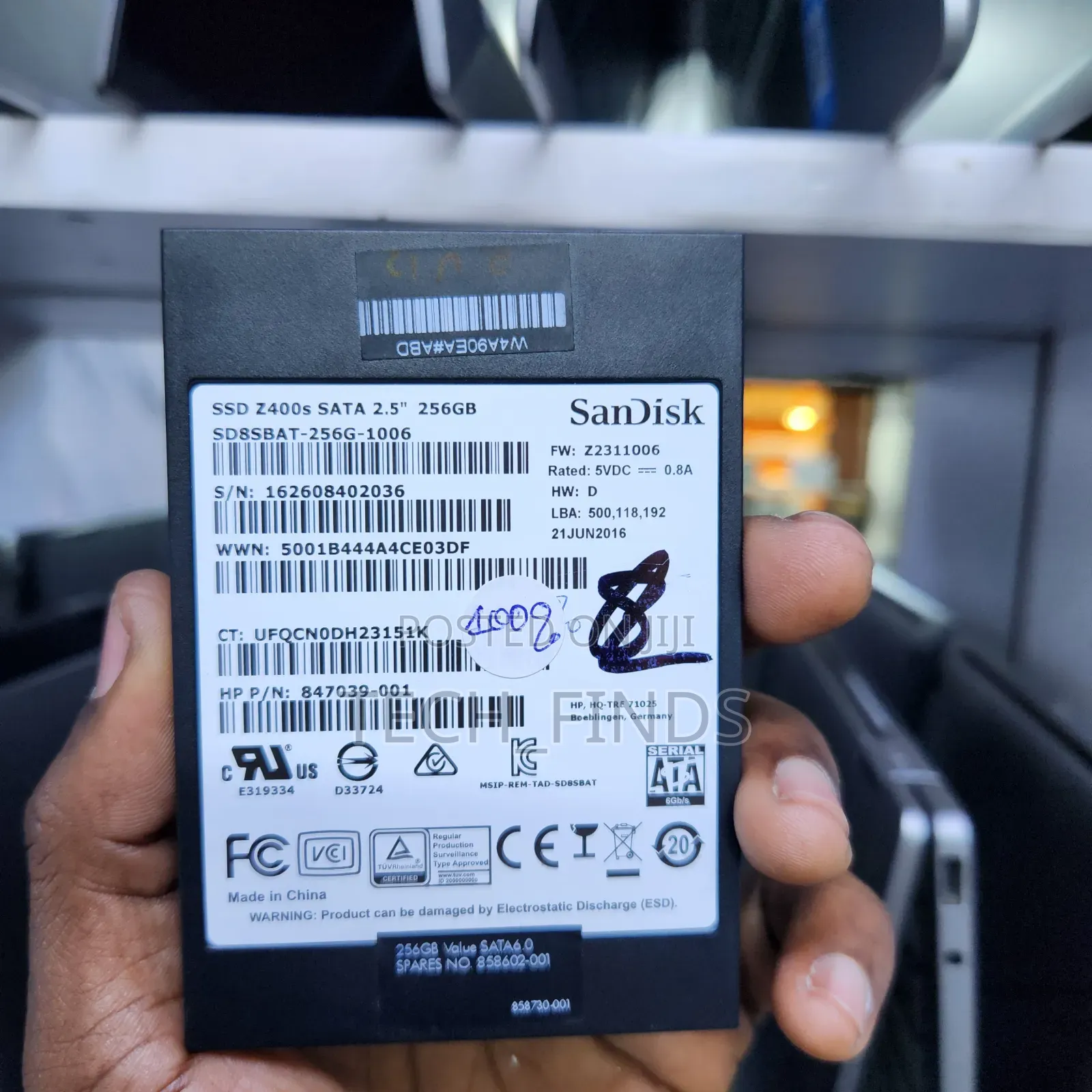SanDisk Z400s 256GB 2.5" Solid State Drive SSD