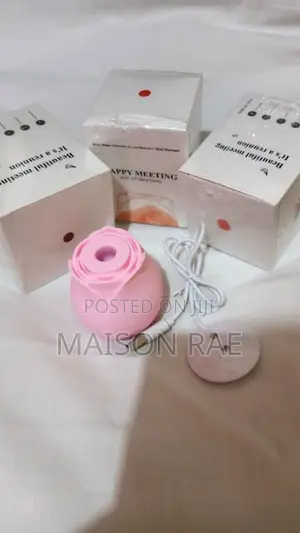Rose Vibrator for Women - Clitoral Sucking Massager, 10 Frequencies,