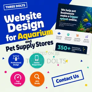 Website Design for Aquarium and Pet Supply Stores