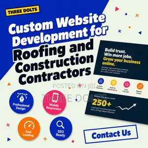 Custom Website Development for Roofing and Construction Contractors