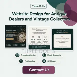 Website Design for Antique Dealers and Vintage Collectors