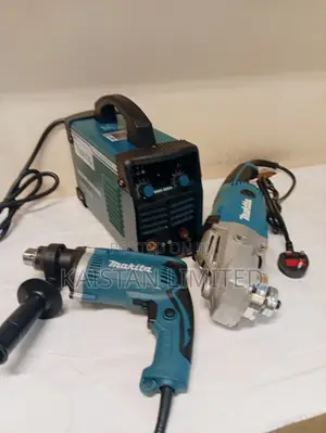 Makita 3-in-1 Tool 500A Welding Inverter +9"Angle Grinder+Impact Drill