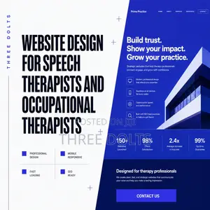 Website Design for Speech Therapists and Occupational Therapists