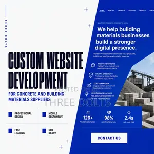Website Development for Concrete and Building Materials Suppliers
