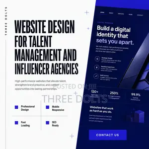 Website Design for Talent Management and Influencer Agencies