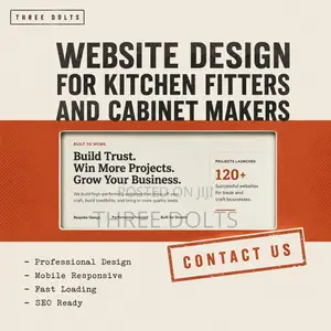 Website Design for Kitchen Fitters and Cabinet Makers