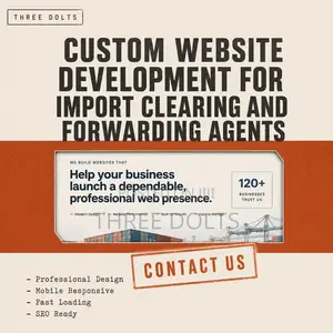 Custom Website Development for Import Clearing and Forwarding Agents