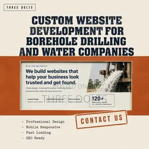 Custom Website Development for Borehole Drilling and Water Companies