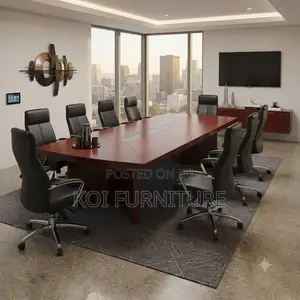 Boardroom Table; 3 Meters Executive Staff Mahogany Boardroom Table