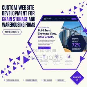Custom Website Development for Grain Storage and Warehousing Firms