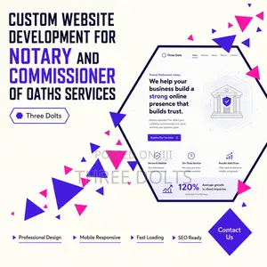 Website Development for Notary and Commissioner of Oaths Services
