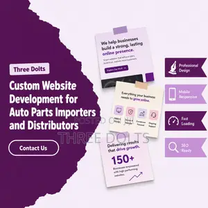 Custom Website Development for Auto Parts Importers and Distributors