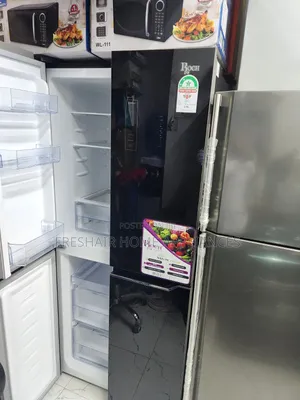 4 Door Fridge Black in Color