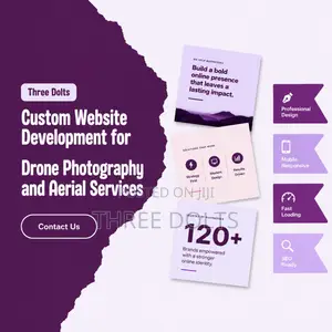 Custom Website Development for Drone Photography and Aerial Services