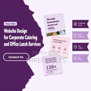 Website Design for Corporate Catering and Office Lunch Services