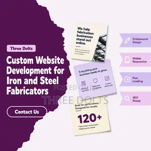 Custom Website Development for Iron and Steel Fabricators