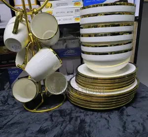 Premium White Porcelain Dinnerware Set