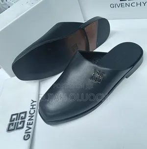 GIVENCHY BLACK___Leather_ _Mules_Sizes* ; 39,40, 41, 42,43, 44, 45