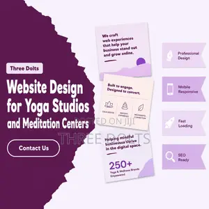 Website Design for Yoga Studios and Meditation Centers