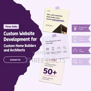 Custom Website Development for Custom Home Builders and Architects