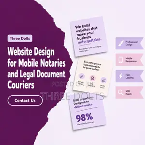 Website Design for Mobile Notaries and Legal Document Couriers