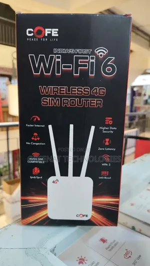 Cofe Cf-903 Wifi-6 Wireless 4g Sim Router