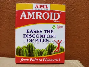 Amroid 20 Capsules. Piles Ease.