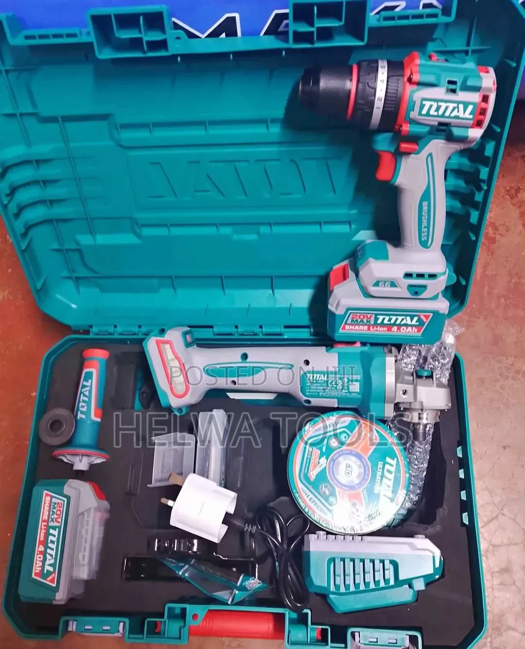 Total Grinder and Drill Combo