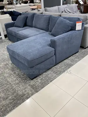 5 Seater Light Grey L-Shaped Sofa: Nairobi Deals