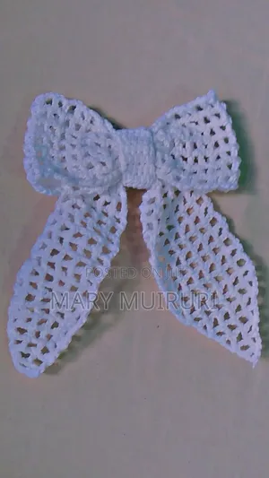 Crochet Hair Ribbon