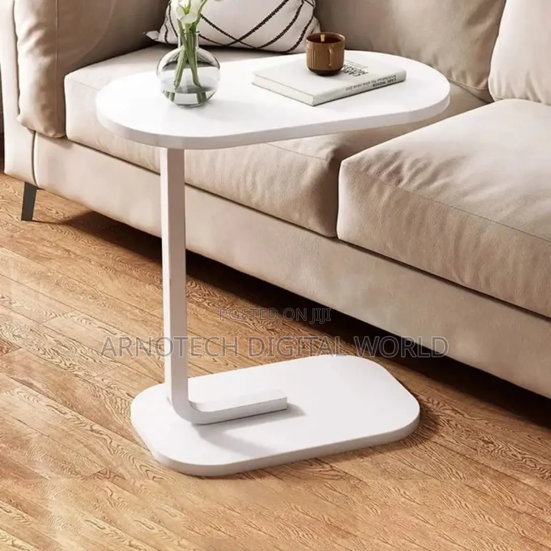 C-Shaped Side Stool/Table – Modern Multipurpose Sofa Side Table