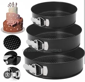3 PC Bakin Tin Round