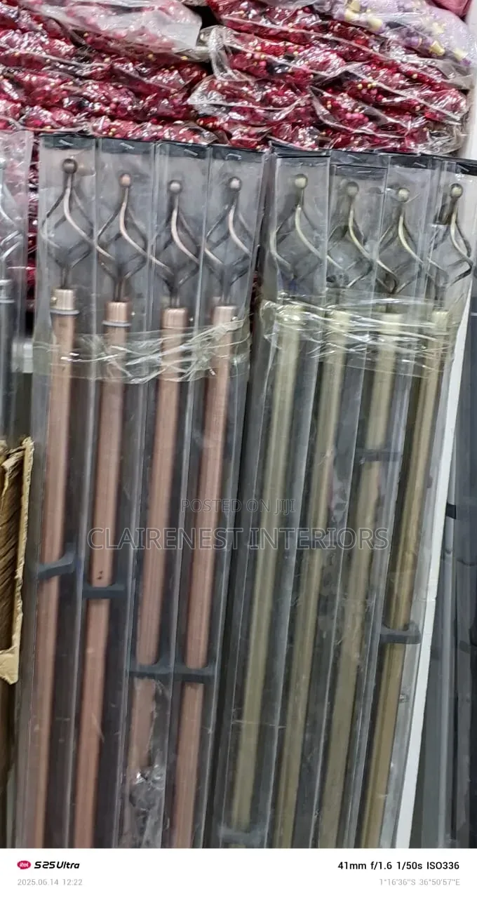 Beautiful by Design Adjustable Window Curtain Rods