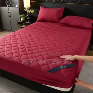 Burgundy Quilted Waterproof Mattress Protector Covers