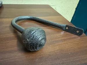 Black and Silver Grey Strong Hold Curtain Holders