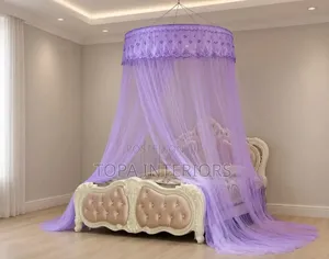 Purple Circle Net for Mosquito Protection Bed Net