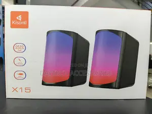 The Kisonli X15 2.0 USB-powered Multimedia Speaker System.