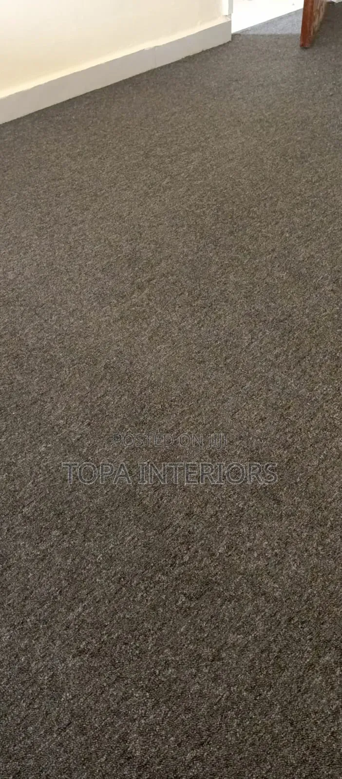 Plain Colour Grey Delta Office Floor Wall to Wall Carpets