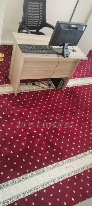 Modern Elegant Flowered Maroon Office Floor Carpets