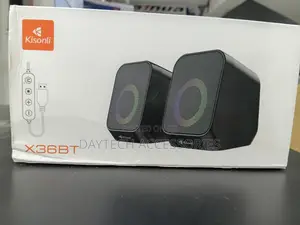 The Kisonli X36BT Plug-and-Play Twin Desktop Speaker System.