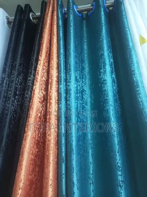 Rings Design Heavy Curtains for Living Room and Bedroom Decorations