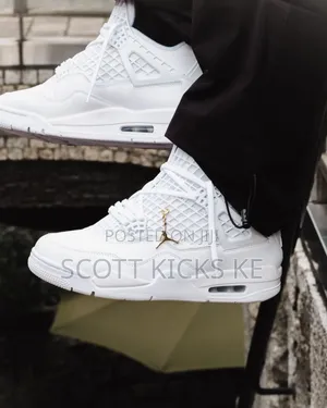 Airjordan 4 Tripple White Net