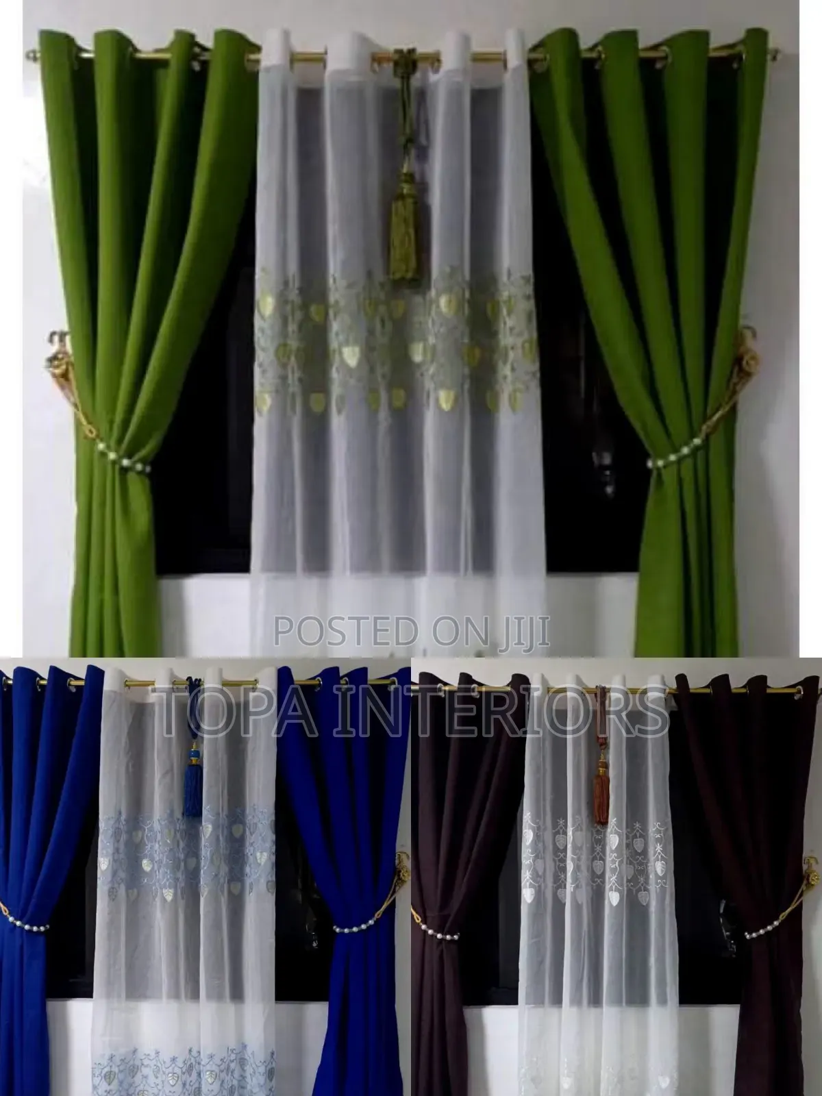 Rings Curtains for Rod Design Customised Based on Your Measurements