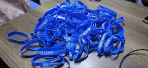 Wrist Band Branding Blue
