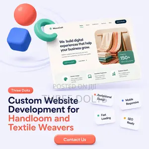 Custom Website Development for Handloom and Textile Weavers